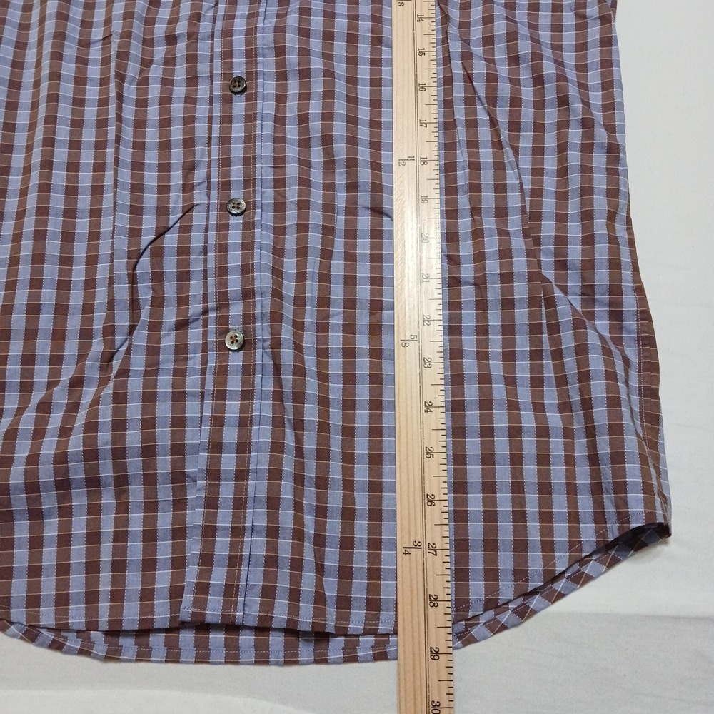 Robert Graham Mens Cotton Multicolor Shadow Plaid Stretch Dress Shirt Size Small - Picture 6 of 9